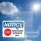 Signmission No Trespassing Residents Only OSHA Notice Sign, Plastic, 14in W x 10in L, 2PK OS-2PACK-NS-P-1014-L-14985 - alternate 3